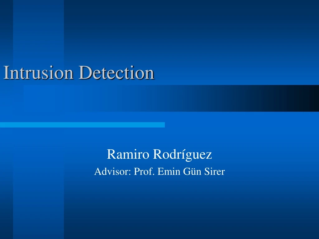 intrusion detection