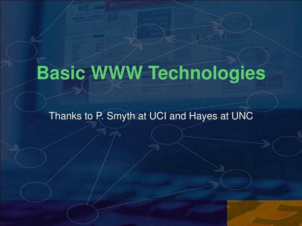 basic www technologies