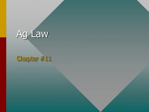 Ag Law