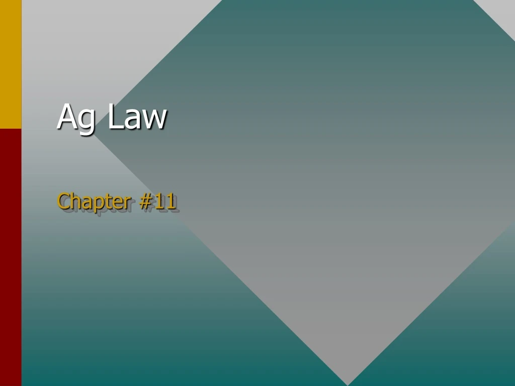 ag law