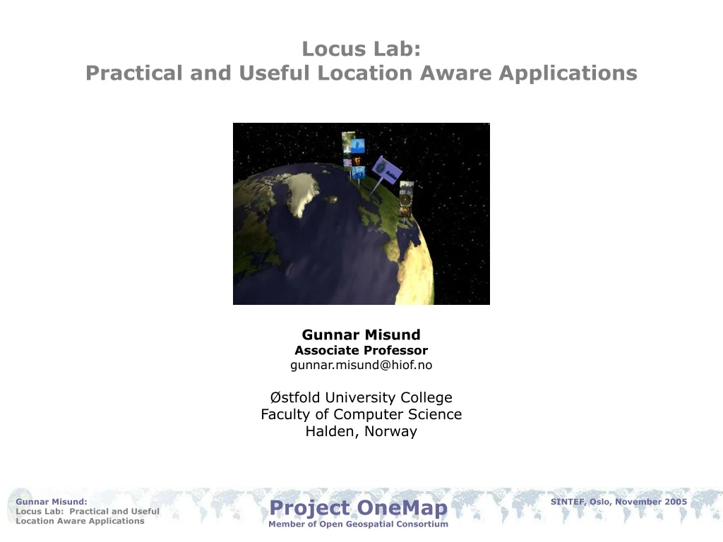 locus lab practical and useful location aware applications
