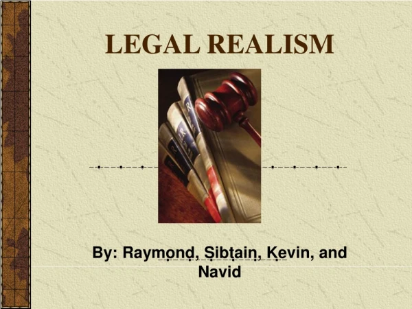 LEGAL REALISM