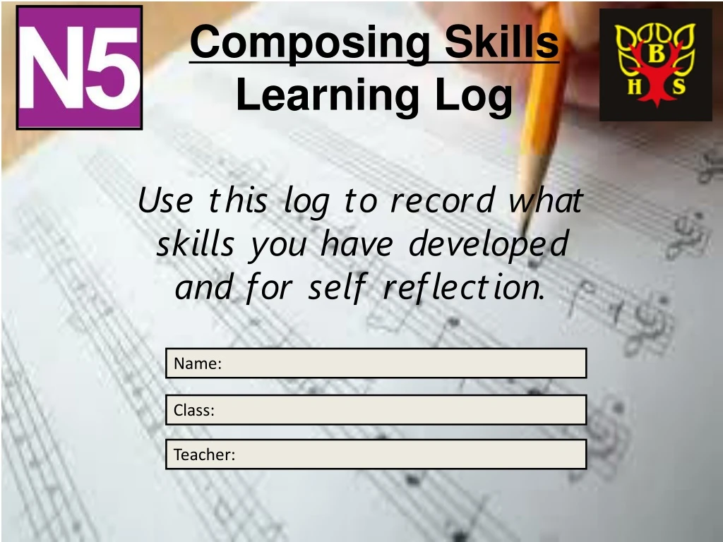 composing skills learning log