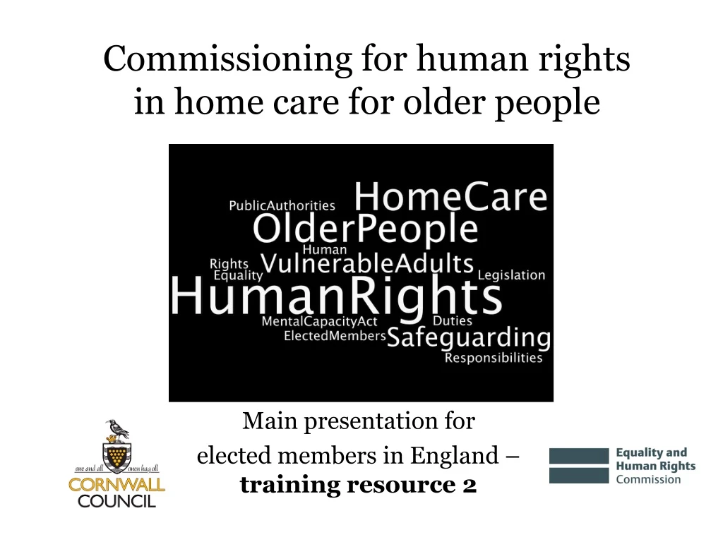 commissioning for human rights in home care for older people