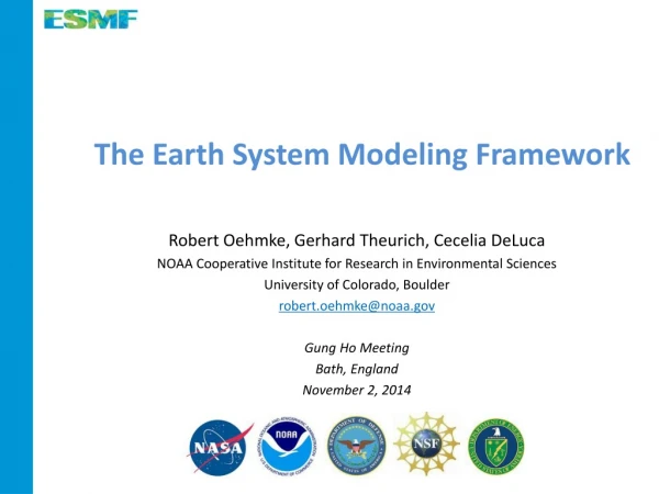 The Earth System Modeling Framework