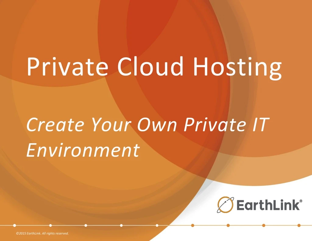 private cloud hosting create your own private it environment