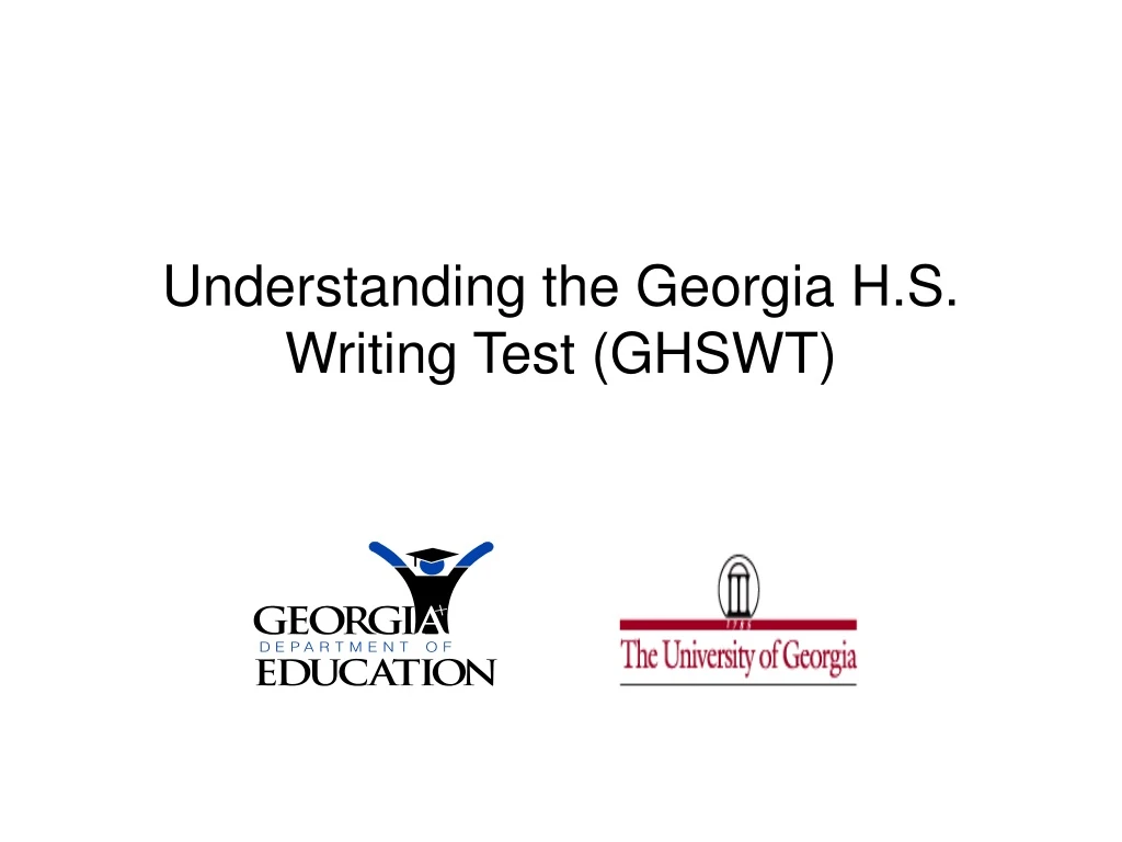 understanding the georgia h s writing test ghswt