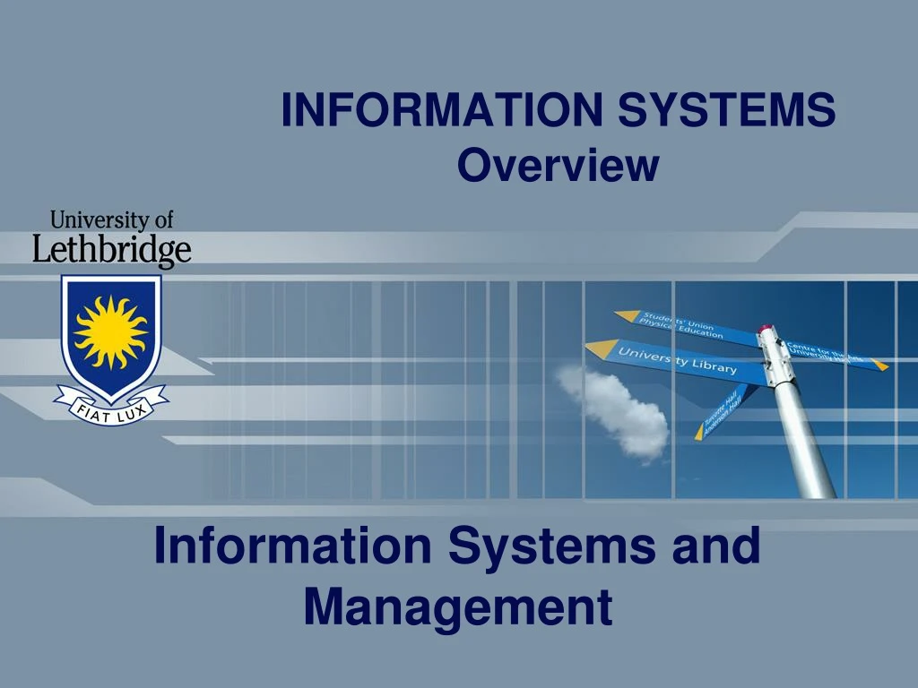 information systems overview