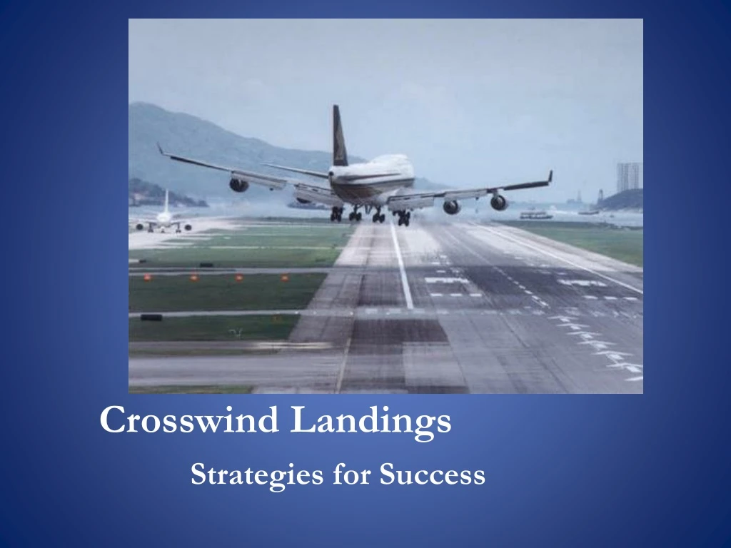 crosswind landings