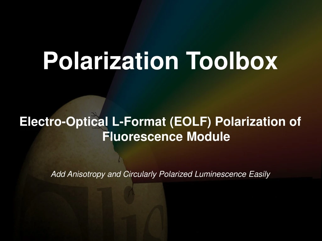 polarization toolbox electro optical l format