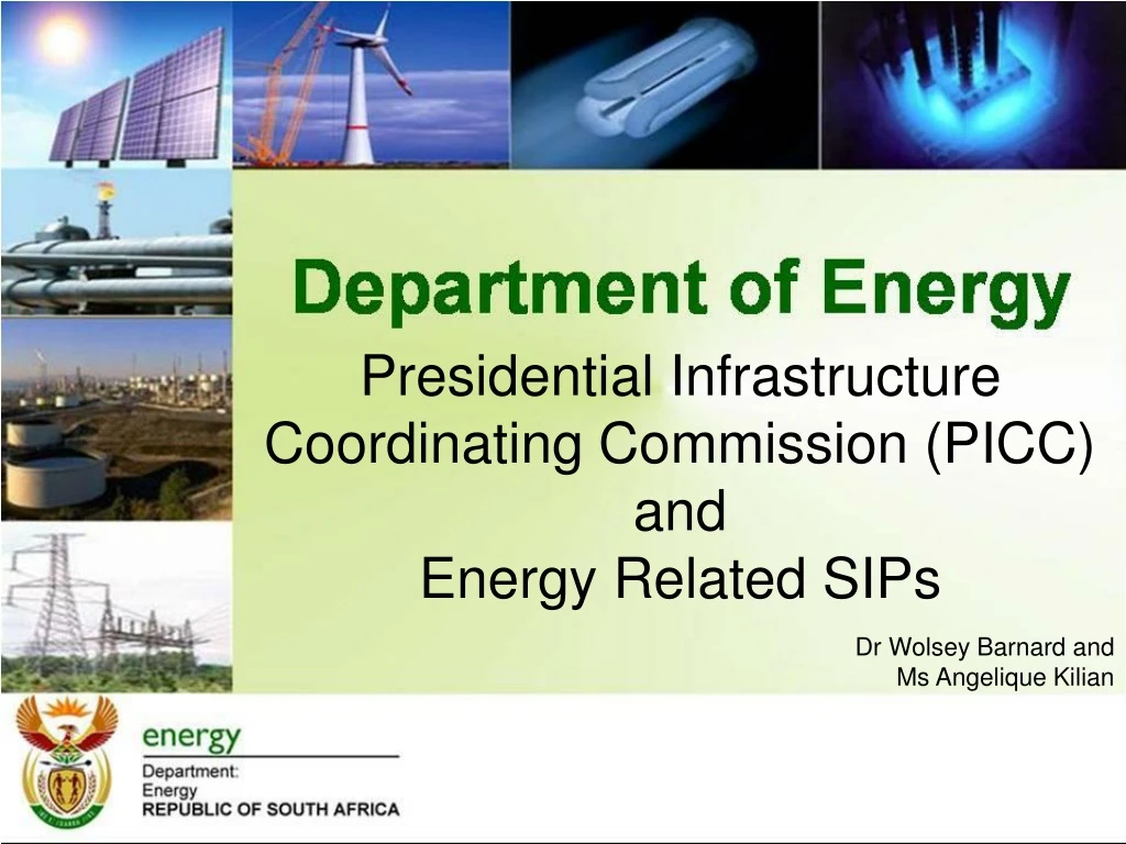 presidential infrastructure coordinating