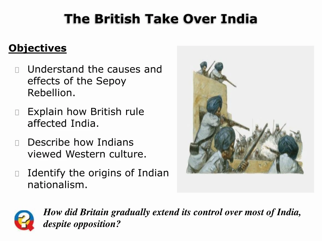 the british take over india