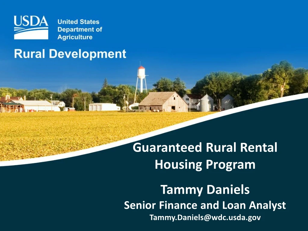 guaranteed rural rental housing program tammy