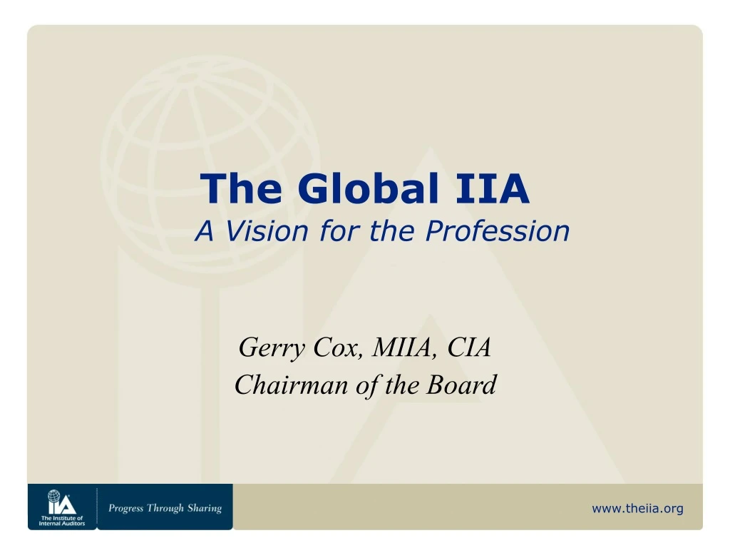 the global iia