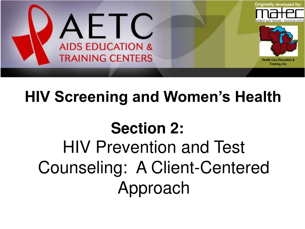 hiv screening and women s health