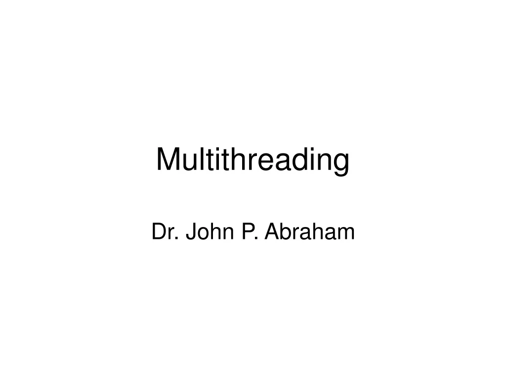 multithreading