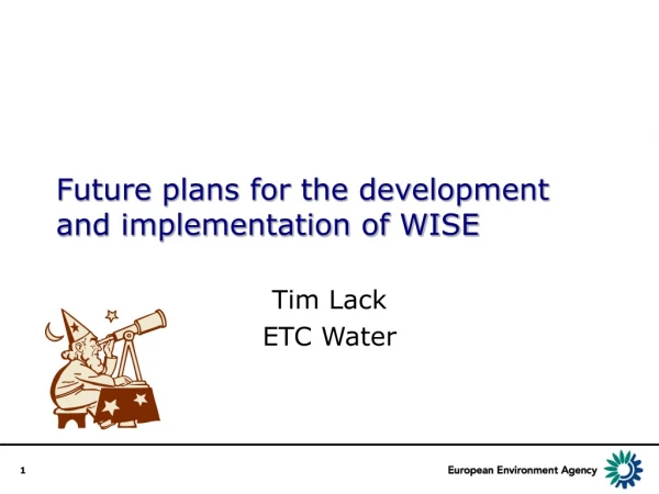 Future plans for the development and implementation of WISE