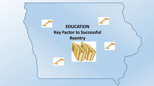 EDUCATION Key Factor to Successful Reentry