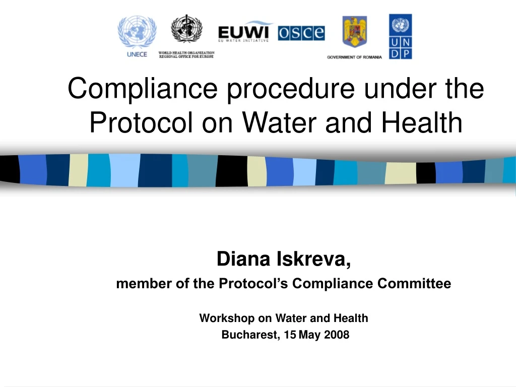 compliance procedure under the protocol on water and health