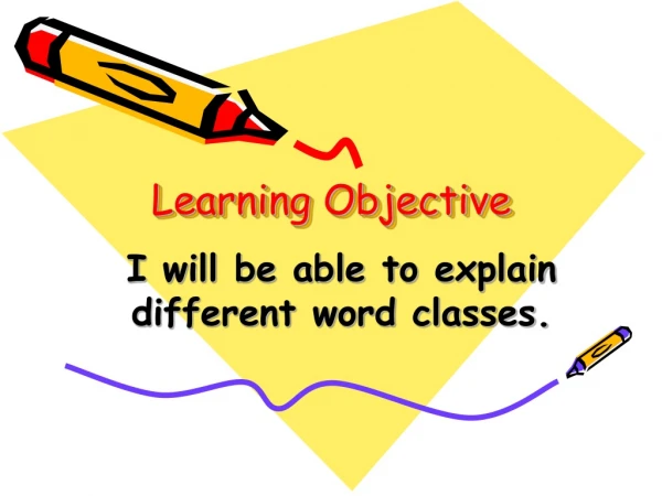 Learning Objective