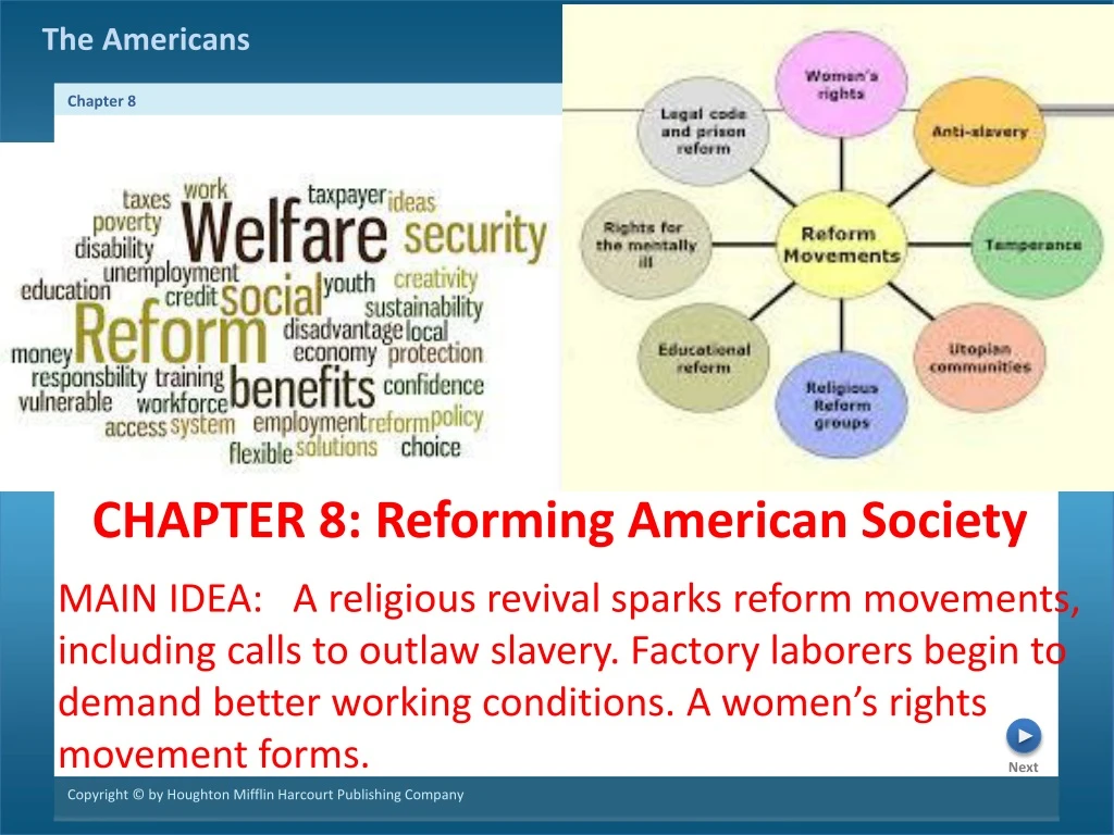 chapter 8 reforming american society