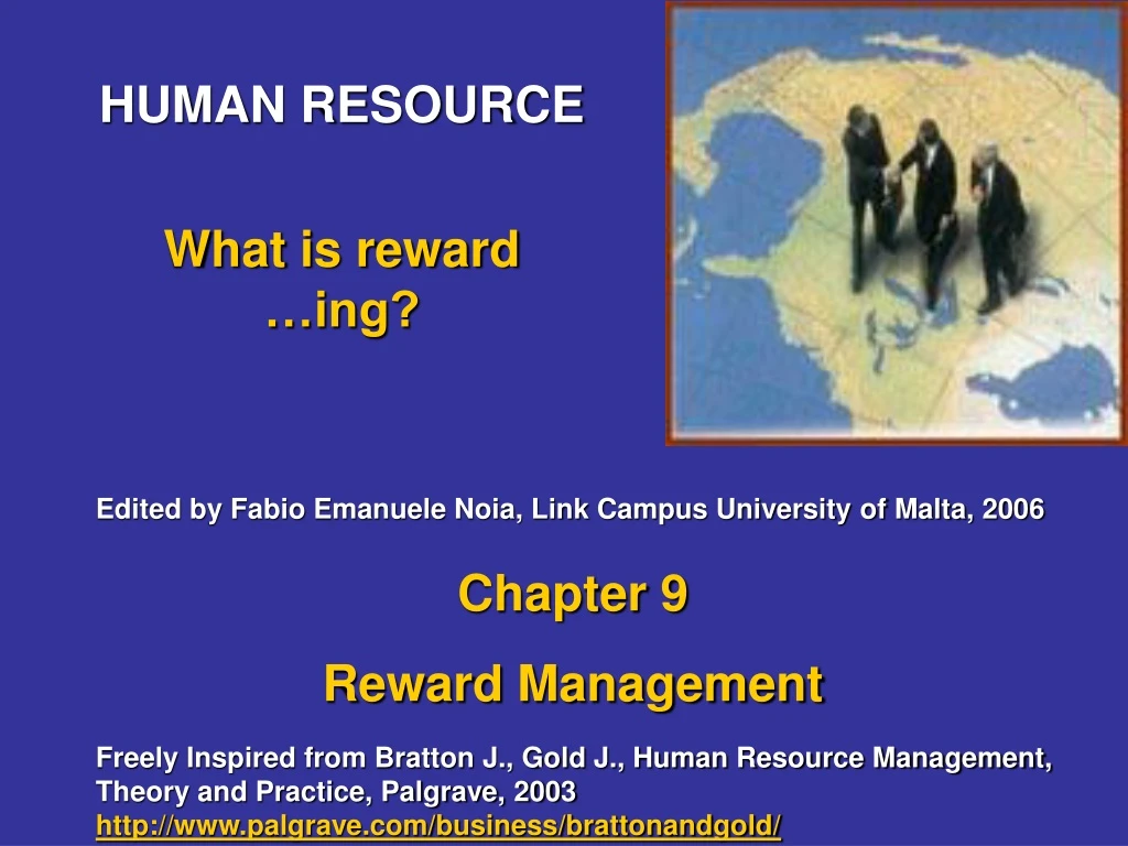 human resource what is reward ing