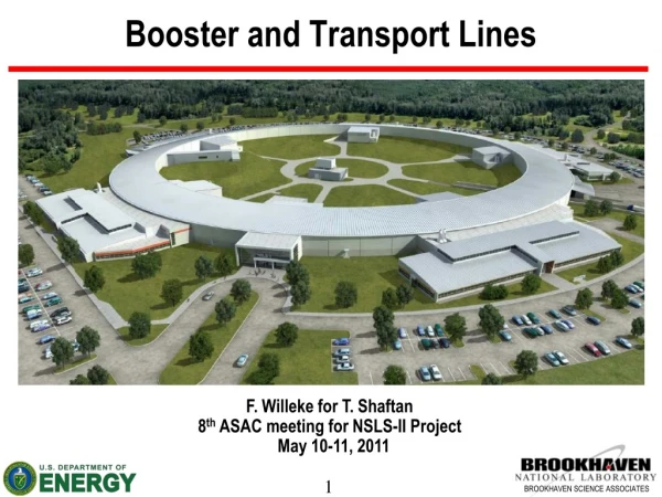 Booster and Transport Lines