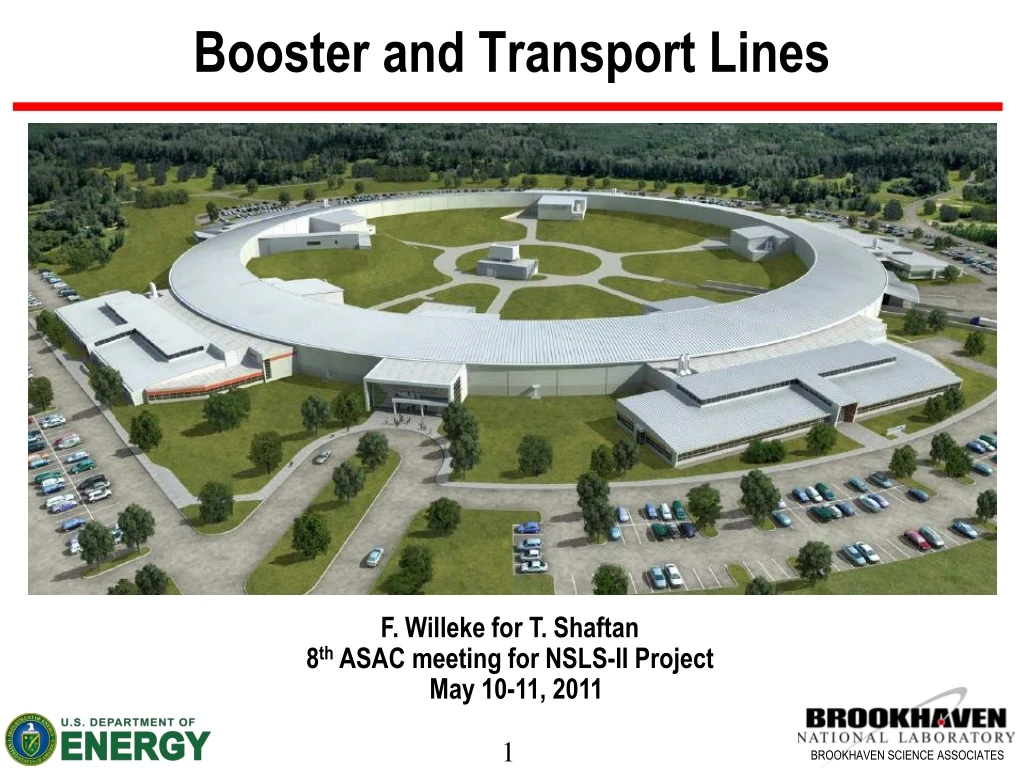 booster and transport lines