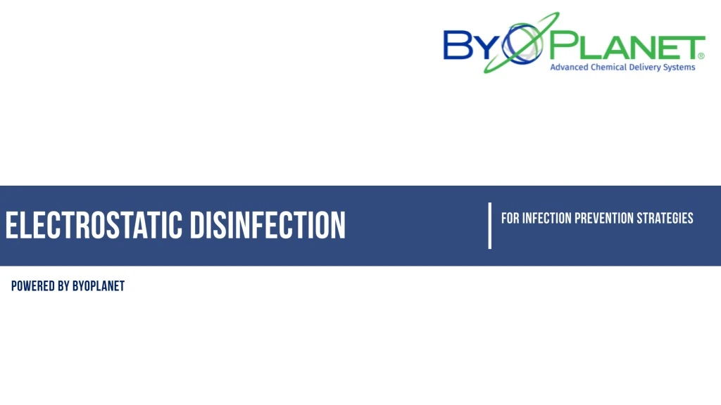 electrostatic disinfection
