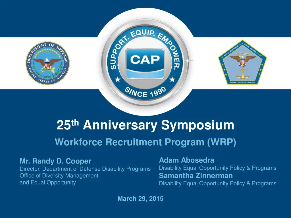 25 th anniversary symposium