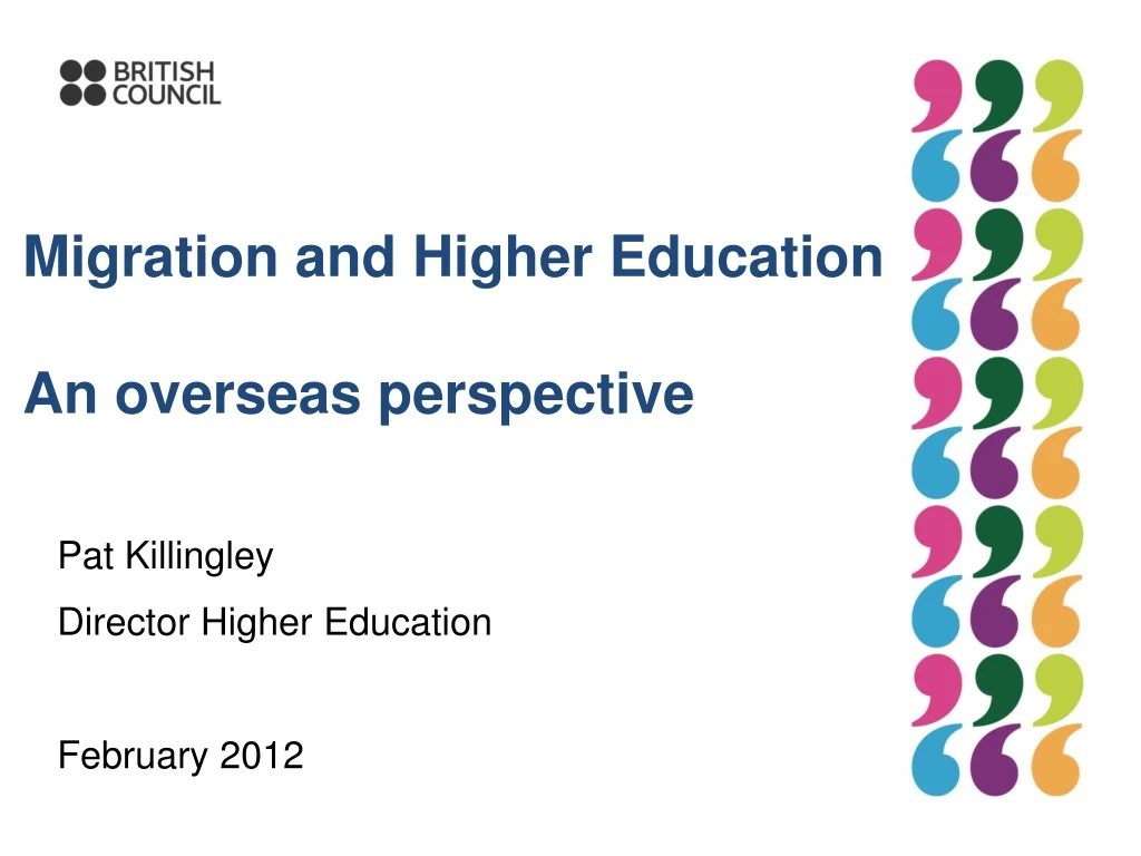 migration and higher education an overseas