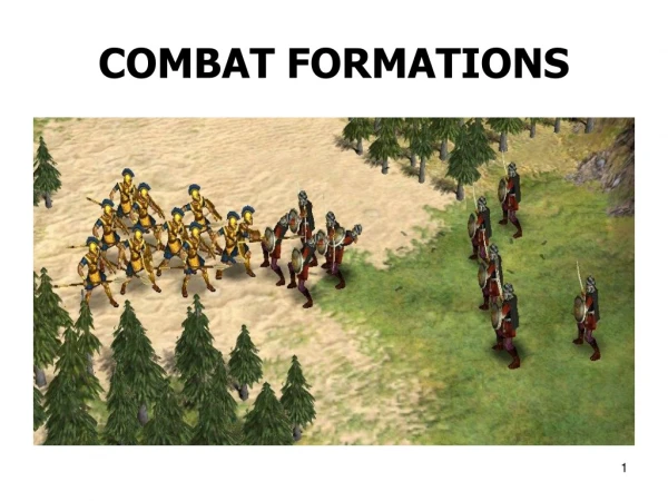 COMBAT FORMATIONS