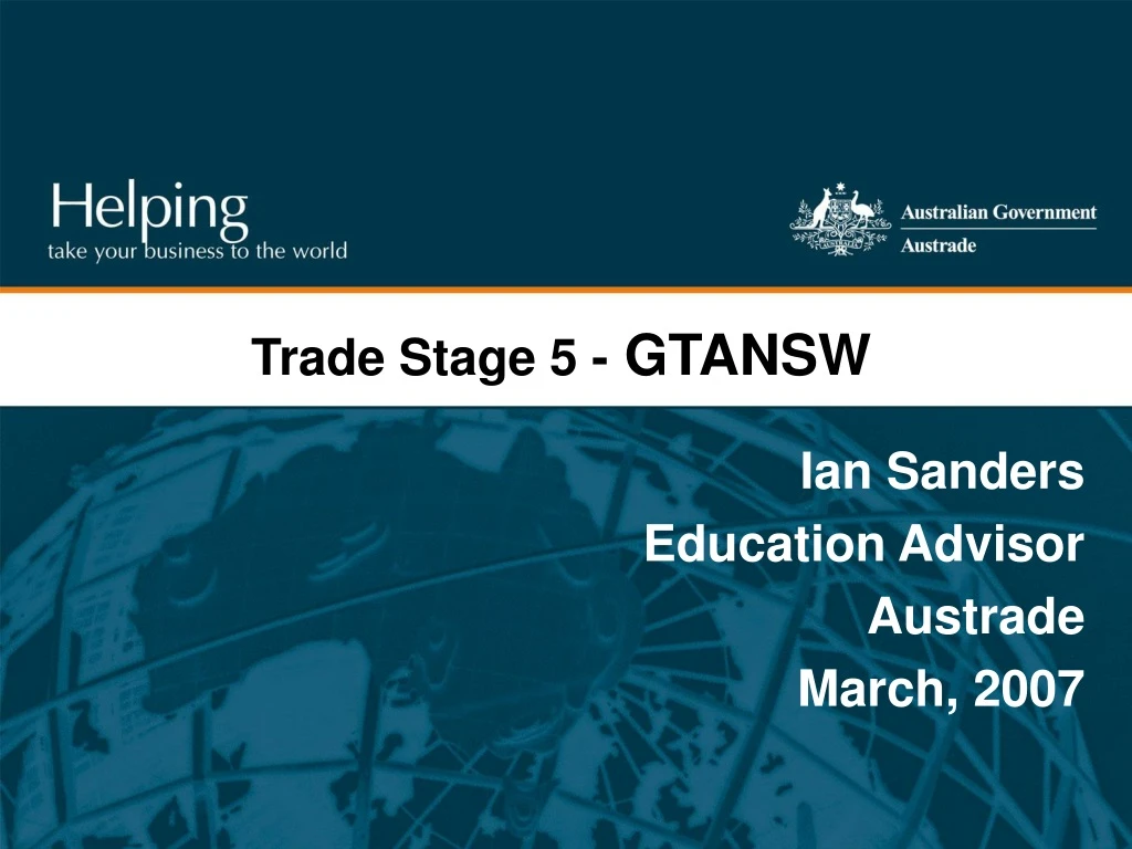 trade stage 5 gtansw