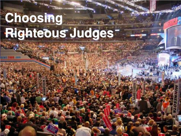 choosing righteous judges