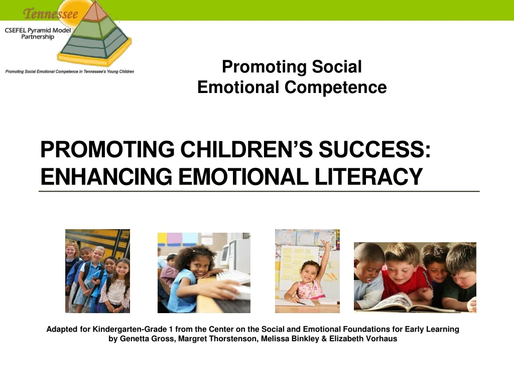 promoting children s success enhancing emotional literacy
