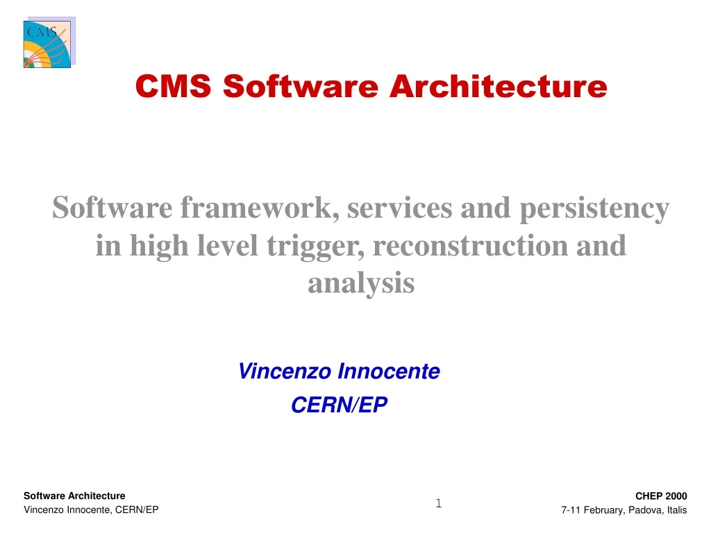 cms software architecture