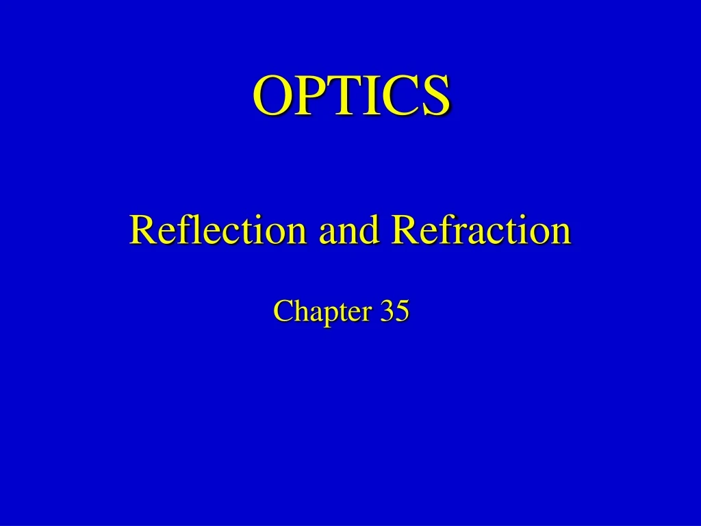 optics