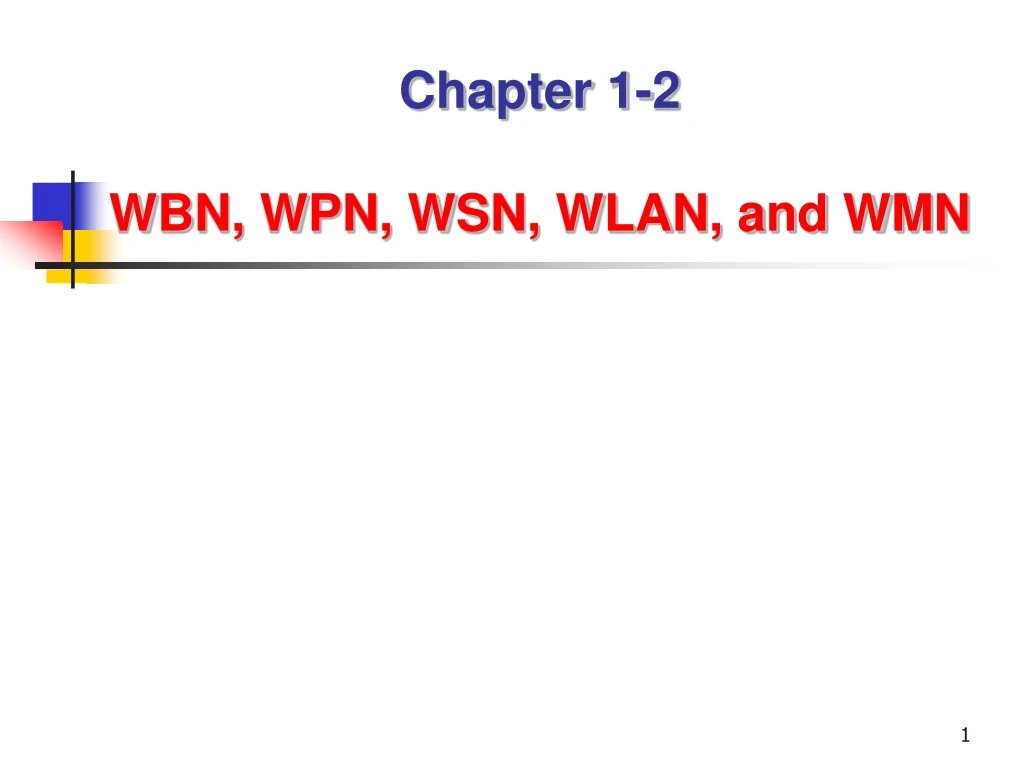 chapter 1 2 wbn wpn wsn wlan and wmn