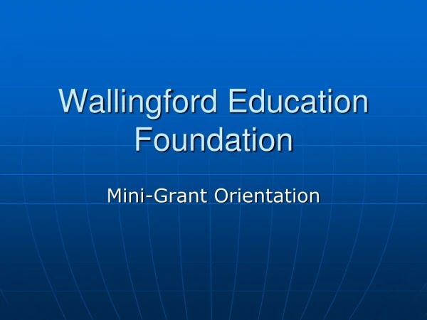 Wallingford Education Foundation