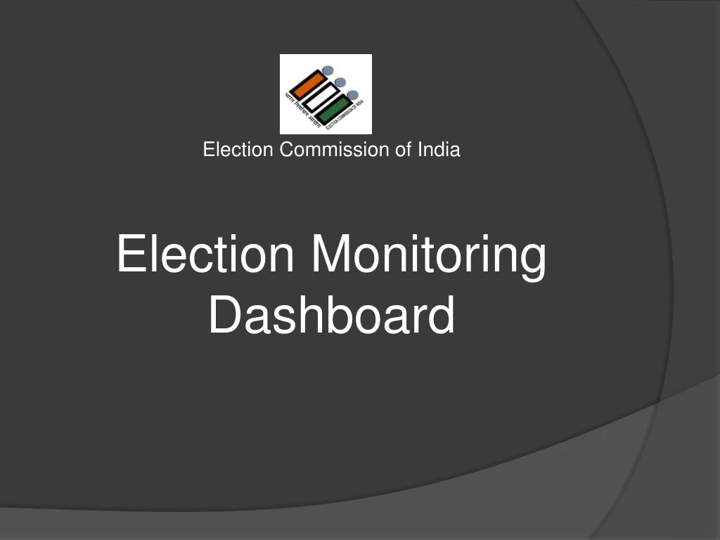 election commission of india election monitoring