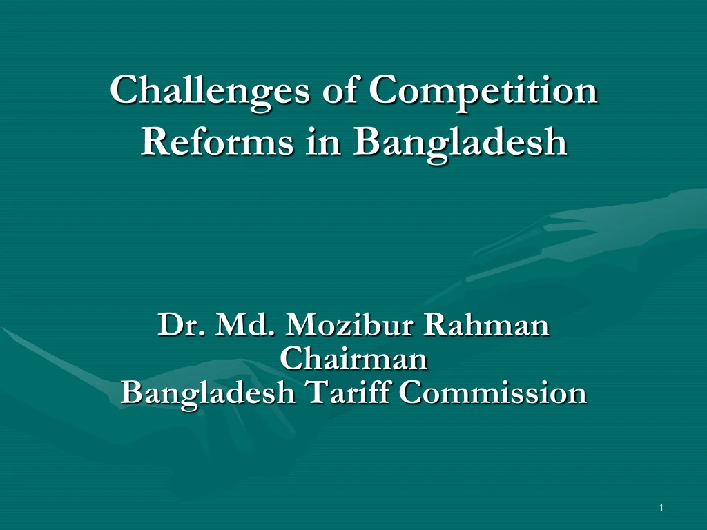 challenges of competition reforms in bangladesh