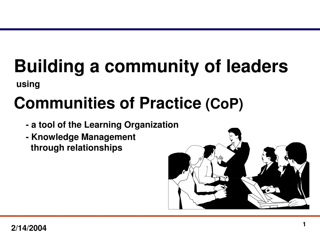 building a community of leaders using communities