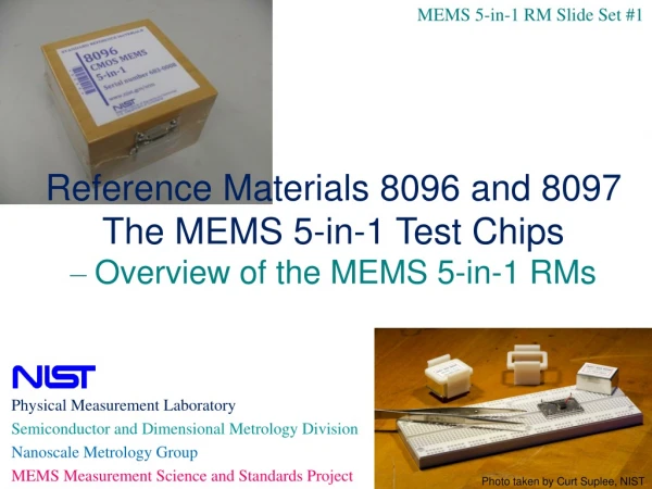 Physical Measurement Laboratory  Semiconductor and Dimensional Metrology Division