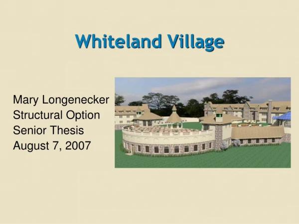 Whiteland Village