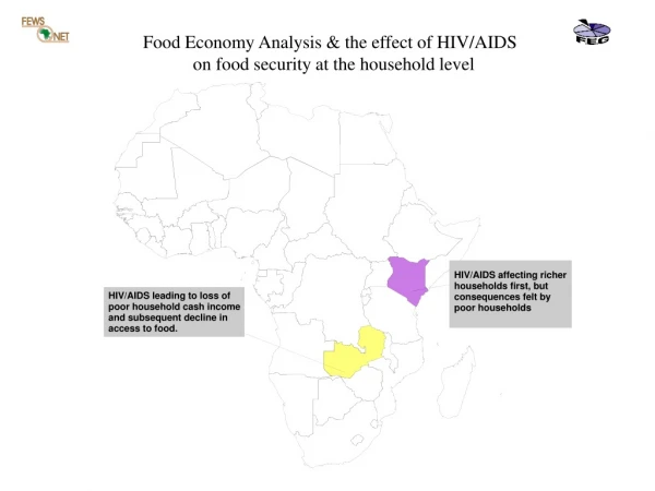Food Economy Analysis &amp; the effect of HIV/AIDS             on food security at the household level