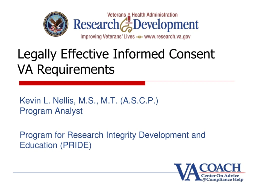 legally effective informed consent va requirements
