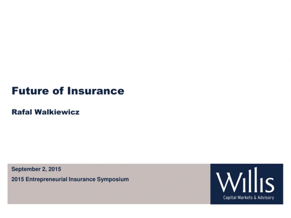 Future of Insurance Rafal Walkiewicz