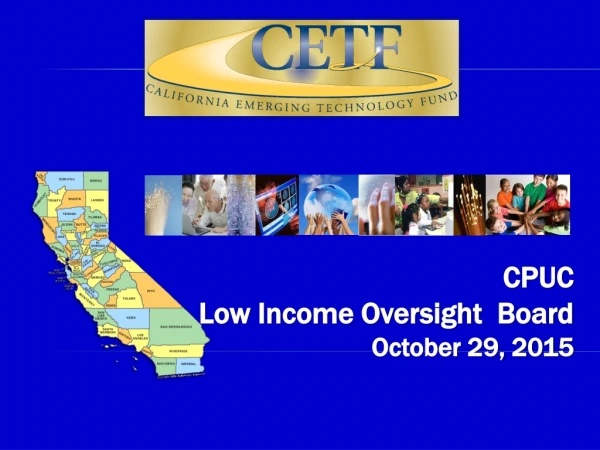 CPUC Low Income Oversight  Board October 29, 2015