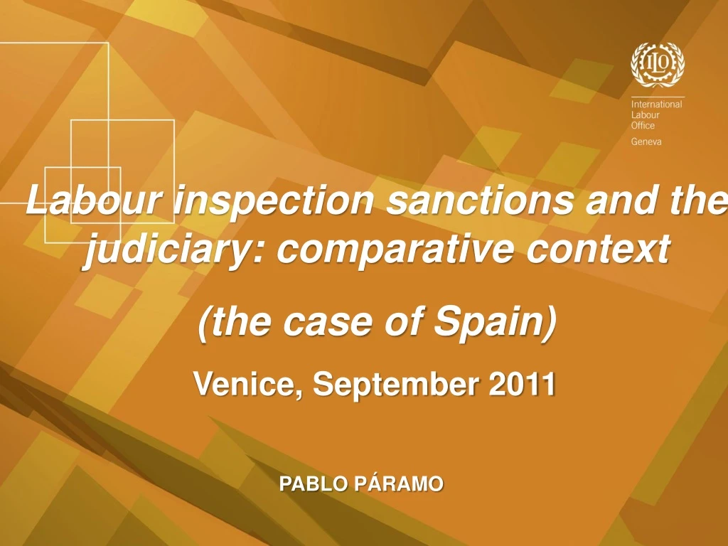 labour inspection sanctions and the judiciary