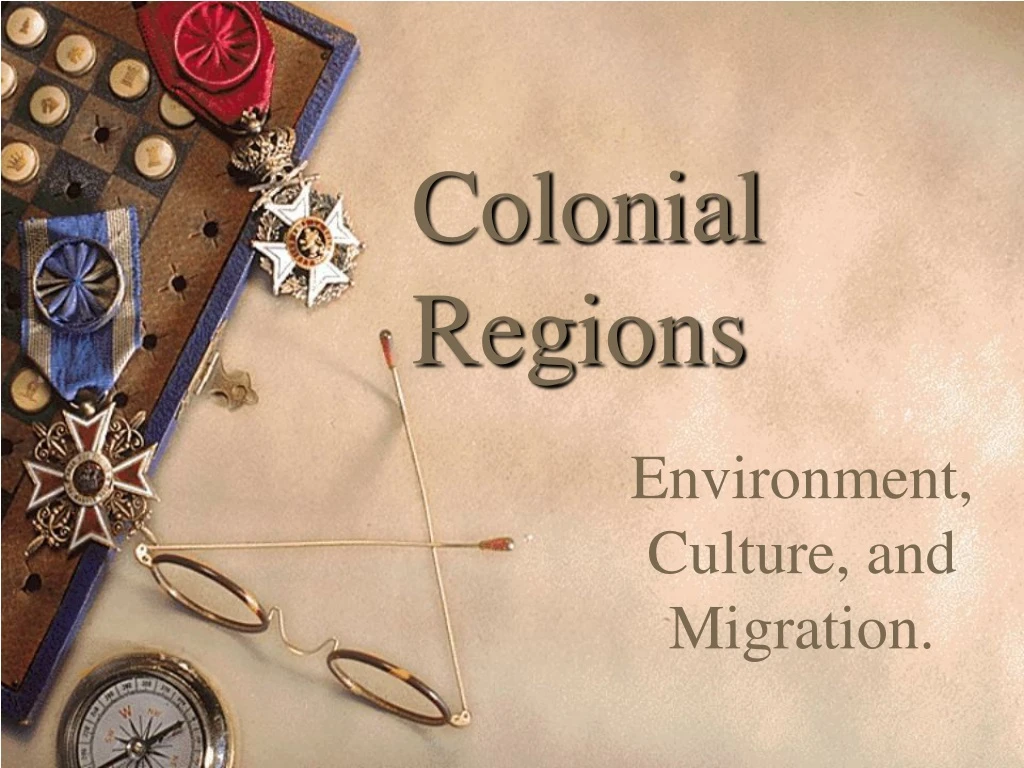 colonial regions